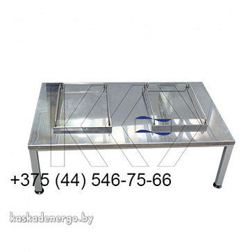 Профессиональный стол для весов антивибрационный из нержавеющей стали
